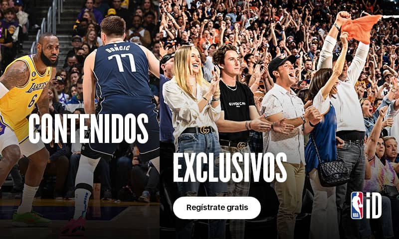 Contenido NBA oficial castellano Regístrate gratis en NBA ID y disfruta de todas las ventajas de ser miembro